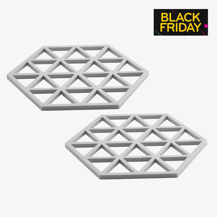 FlavorStone Diamond Silicone Pan Protectors (x2) - Black Friday 2023