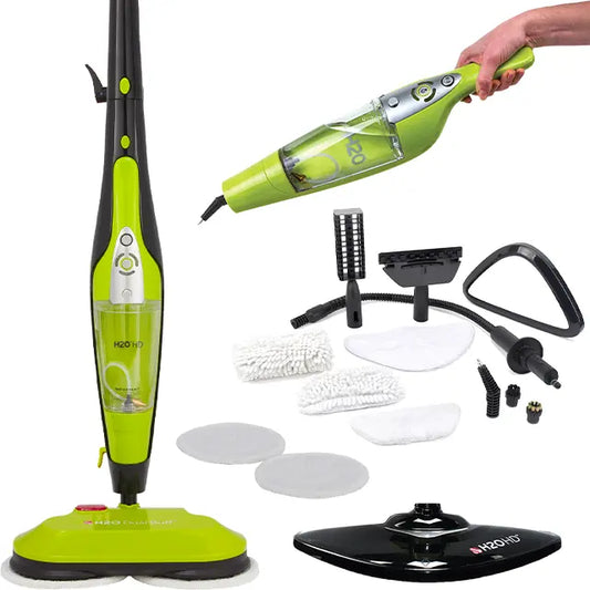 H2O HD 8-in-1 Dual Buff Advanced Steam Cleaner & Steam Mop