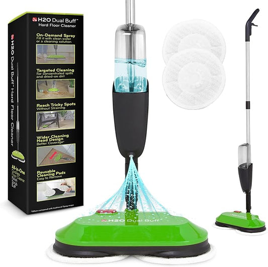 H2O Dual Buff Cordless Hard Floor Cleaner