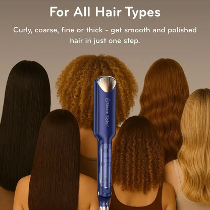 H2O Steam Straightener & Curler (2-in-1)