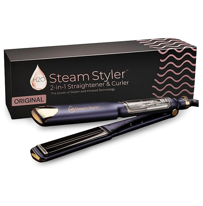 H2O Steam Straightener & Curler (2-in-1)
