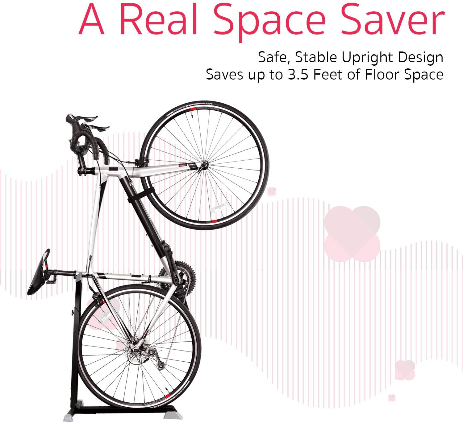vertical floor bike stand