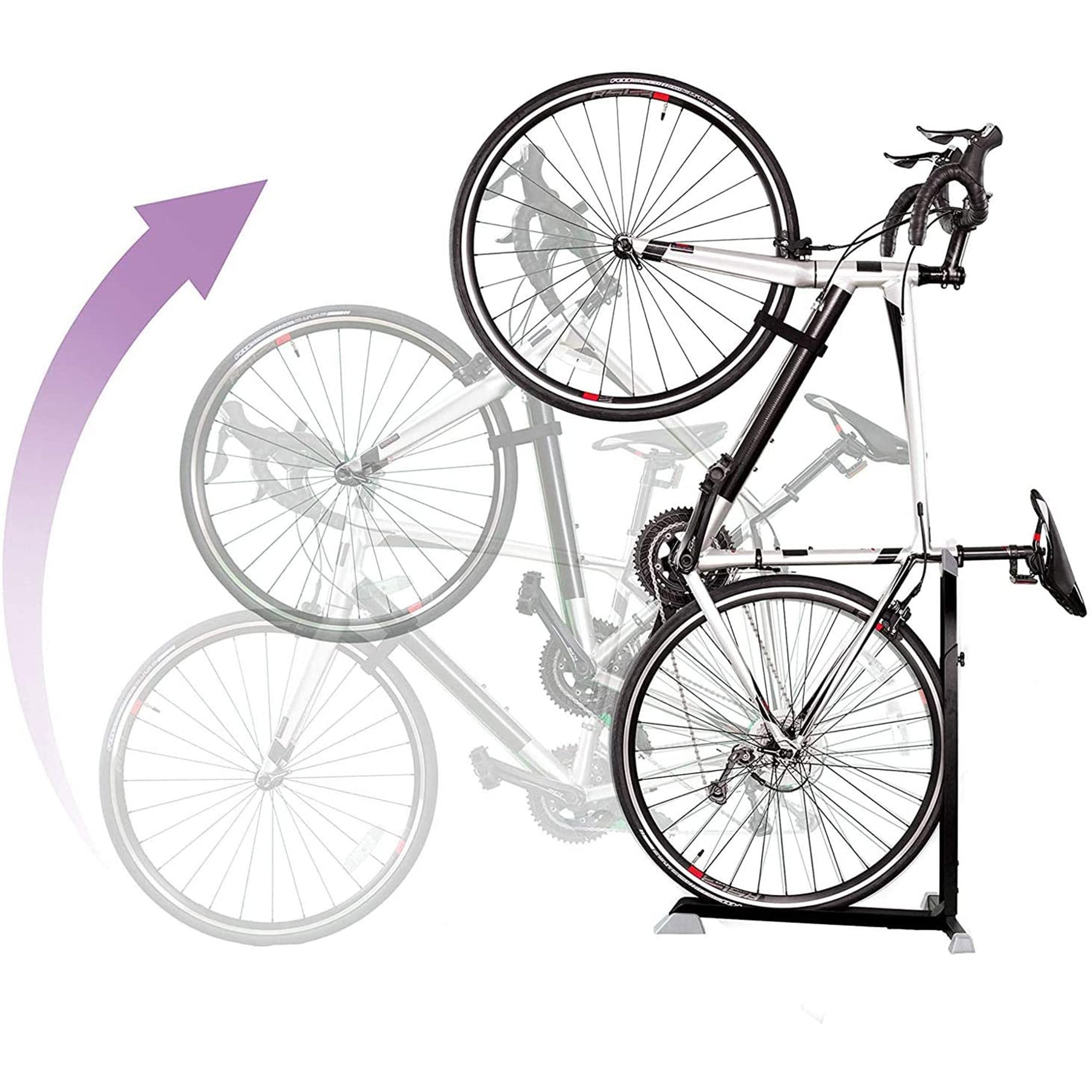 vertical floor bike stand